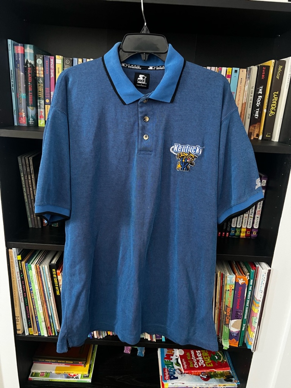 Vintage Starter Kentucky Blue Short-Sleeve Polo Shirt